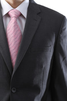 Caravelli Men's Super 150's Poly/Viscose Wool Feel Grey 2pc Suit - Image 2