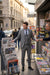 "Grey Plaid Skinny Fit Men's Suit with Two-Button Vest - Low Cut"