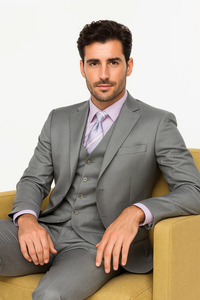 Grey Three Button Suit