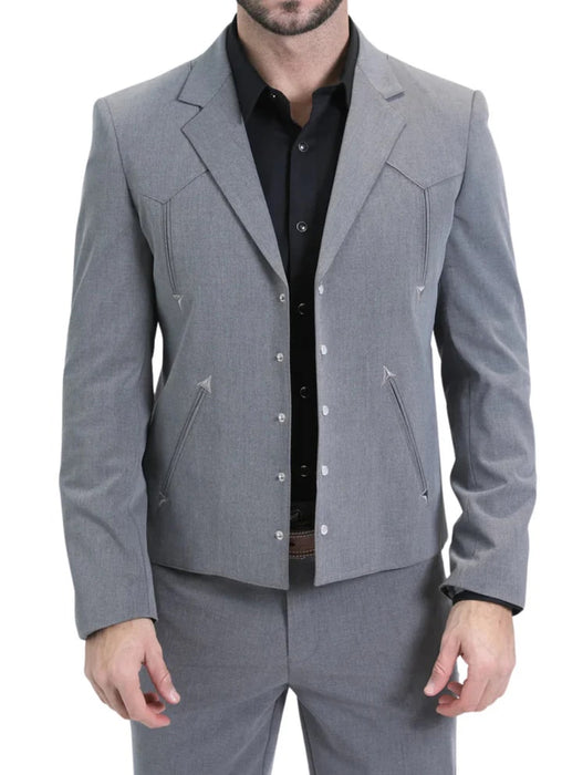 Traje Vaquero Sstilo Chalino Para Hombre Black Brown Navy Tan Gray