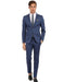 Blue Groom and Groomsmen Wedding Suit