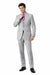 Groomsmen Suit Silver Gray (Very Very Light Gray(Ash)) 2 Button Double Vent Men's Cheap Priced Business Suits Clearance Sale