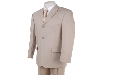 Groomsmen Suits Tan ~ Beige~Light Taupe~Sand Blend Khaki Polyester Summer Available In 2 Or 3 Buttons Style Regular Classic Cut Cheap Priced Business Suits Clearance Sale - 100% Percent Wool Fabric Suit - Worsted Wool Business Suit