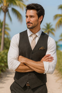 beige-sand-neutral-vest-pants-suit-for-beach