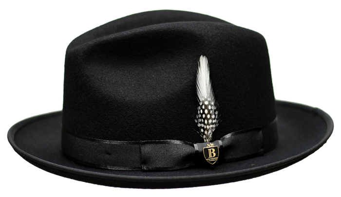 Bruno Capelo Hi Boi Black/Black Hat - Distinctive Headwear in Classic Black