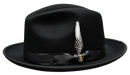 Bruno Capelo Hi Boi Black/Black Hat - Distinctive Headwear in Classic Black