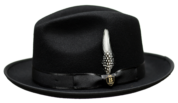 Bruno Capelo Hi Boi Black/Black Hat - Distinctive Headwear in Classic Black