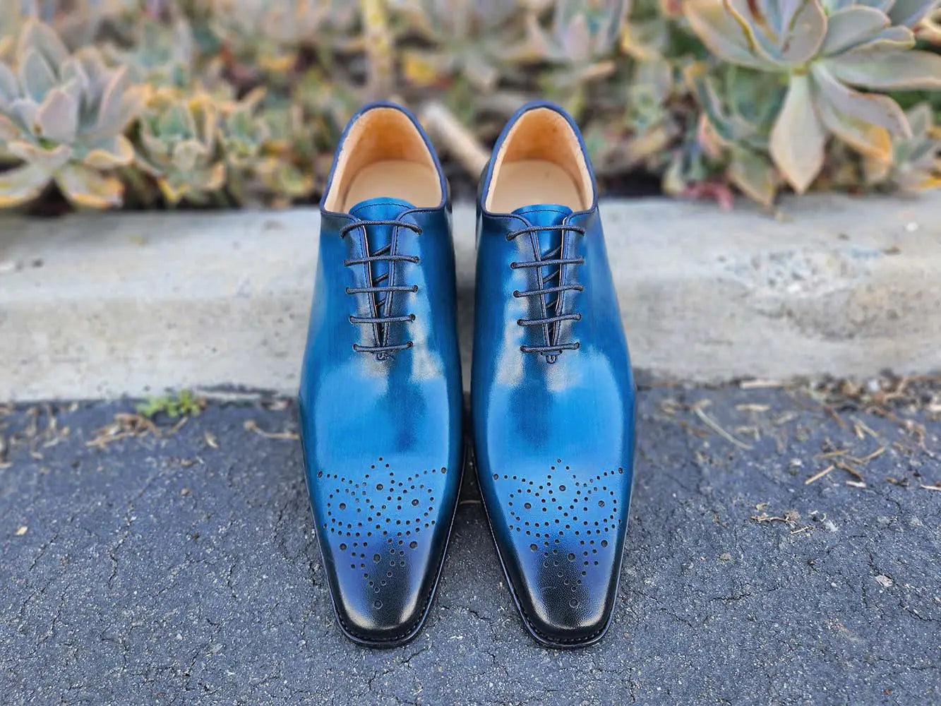 Hand Burnished Wholecut Calf Oxford - Image 7
