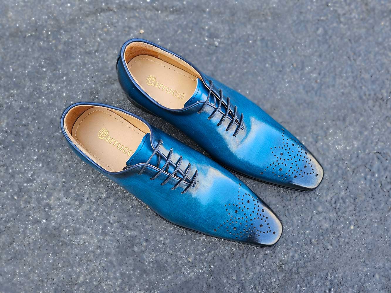 Hand Burnished Wholecut Calf Oxford - Image 9
