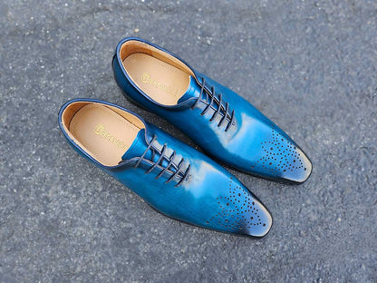 Hand Burnished Wholecut Calf Oxford - Image 9