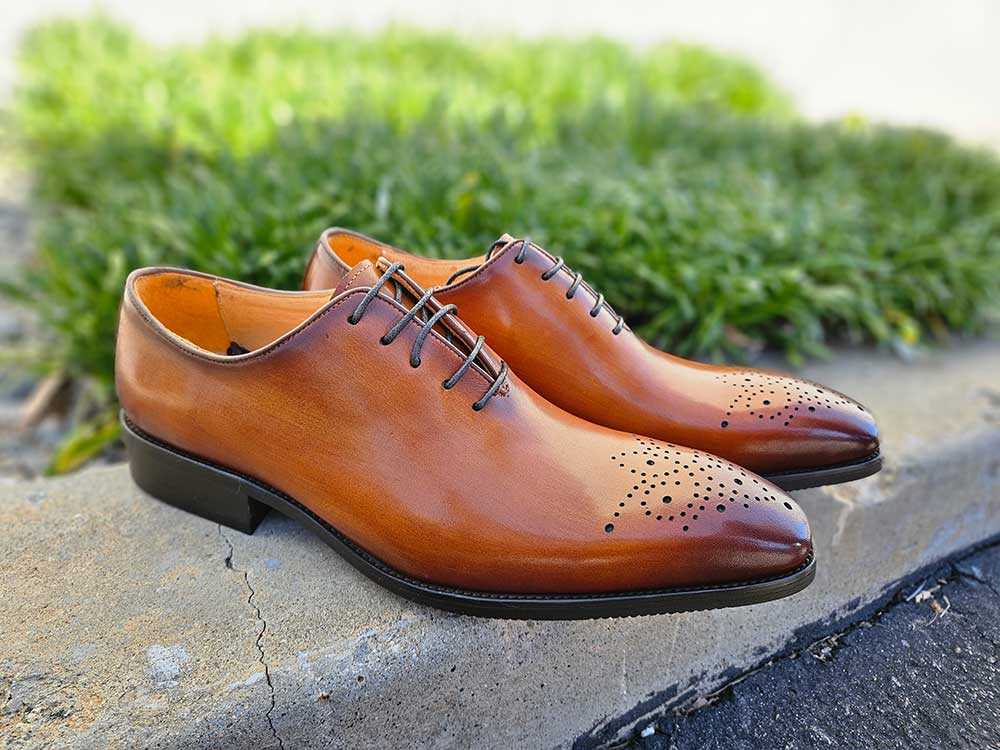 Hand Burnished Wholecut Calf Oxford - Image 10