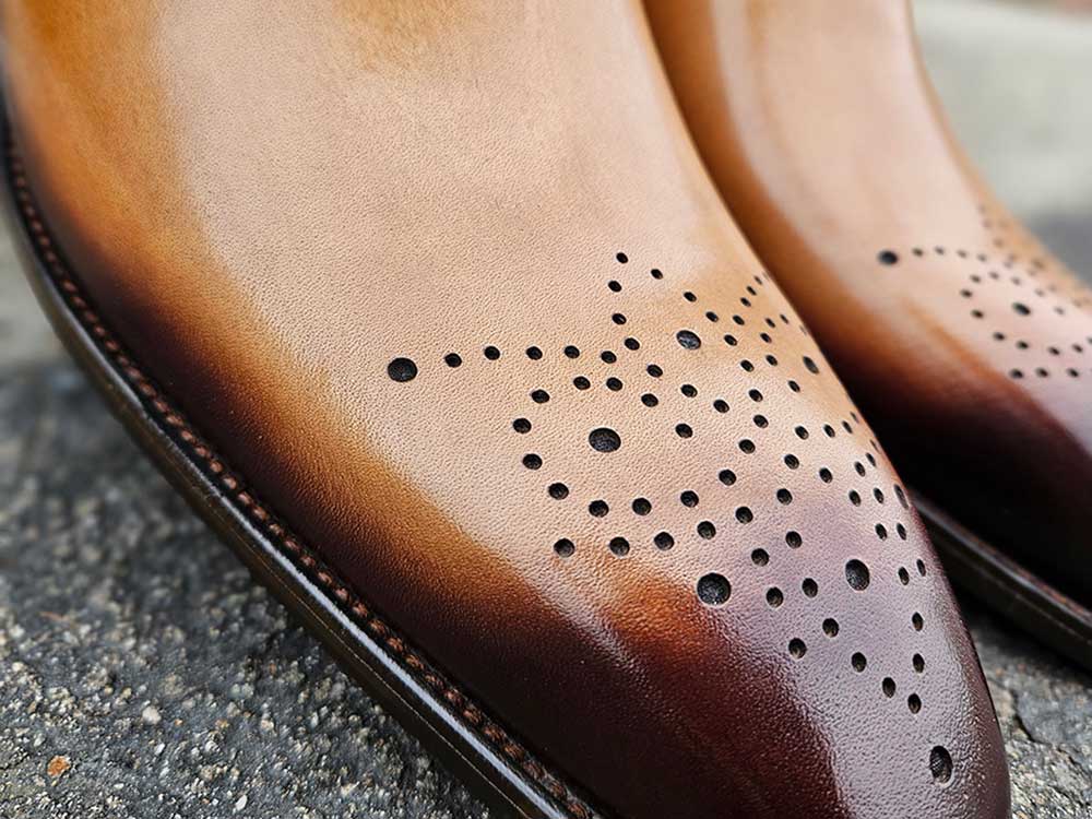 Hand Burnished Wholecut Calf Oxford - Image 17