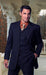 NAVY Available In 2 Buttons Notch Lapel Side Vents Modern Fit Suits Three Piece Suit WITH A VEST