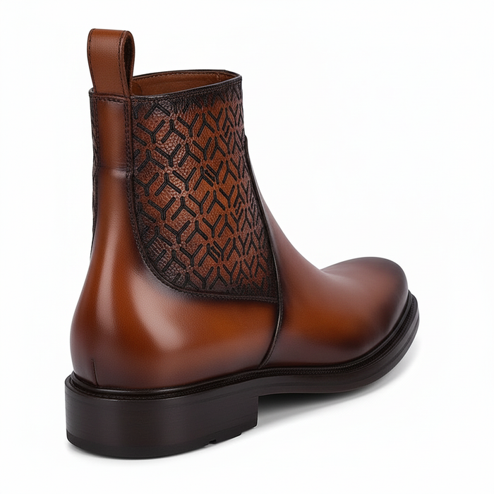 Cuadra Honey Hand Painted Dress Shoe - Image 6