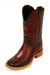 Los Altos Boots Single Stone Stingray And Deer Faded Burgundy