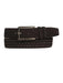 Mezlan Belts Brand Men's Genuine Calfskin Black Skin Belt