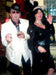 Harlem Nights Costumes Package - White Double Breasted Blazer + Black Pants + Black Hat