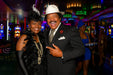 Harlem Nights Clothing - Suit + Hat + Shirt And Tie Blazer + Hat And Pants Included ( As seen on the picture)