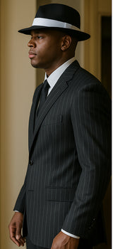 Harlem Nights Costumes - Suit + Hat + Shirt And Tie - Image 5