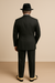 Harlem Night Movie Clothing Outfit - 1920s Costume Party Mens Suit + Hat Shirt and Tie