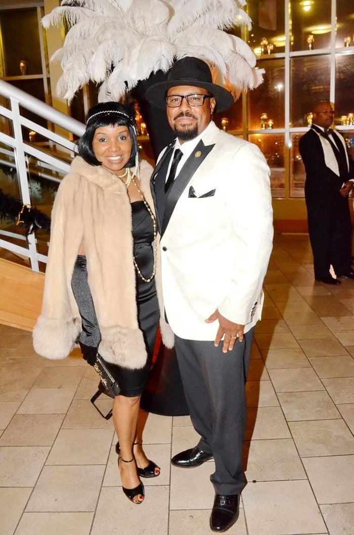 Harlem Nights Movie Clothing Outfit - 1920s Costume Party Mens Suit + Hat Shirt and Tie - Image 8