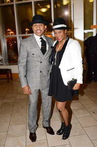 Harlem Nights Movie Clothing Outfit - 1920s Costume Party Mens Suits + Hat Shirt and Tie