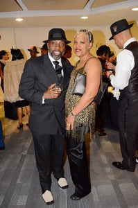 Harlem Night Movie Clothing Outfit - 1920s Costume Party Mens Suit + Hat Shirt and Tie