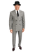 Harlem Nights Movie Clothing Outfit - 1920s Costume Party Mens Suits + Hat Shirt and Tie