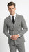 Men’s Black and White Houndstooth 2 Piece Wool Suit with Double Breasted Jacket and Pants