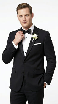 Groomsmen Package Deal Vest & Pants Slacks + Shirt & Tie Set (no Jacket) Black