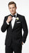 Groomsmen Package Deal Vest & Pants Slacks + Shirt & Tie Set (no Jacket) Black