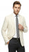 Men’s Ivory Cream Off White 2 Button Blazer, Formal Wedding Dinner Sport Coat Jacket