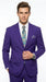 Men’s Purple Easter Suit, Modern Fit Lightweight 2 Piece Suit for Weddings, Church, Prom & Summer Events
