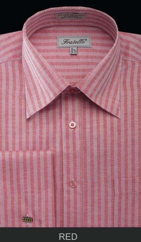 strapless open back dress Men's Slim Fit White Patterned Button Down Dress Shirt Size N5 main image 0