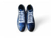 High Top Side Zipper Leather Sneaker