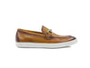 Carrucci Horse Bit Fashion Leather Sneaker Loafer