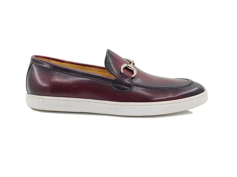Horse Bit Fashion Leather Sneaker Loafer - Image 4