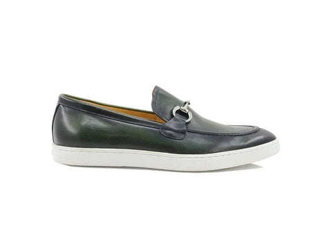 Horse Bit Fashion Leather Sneaker Loafer - Image 10