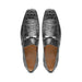 Marco Di Milano Fabro Men's Shoes Gray Exotic Crocodile Shoe Horsebit Loafers