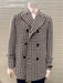 Mens Houndstooth Peacoat for Every Occasion