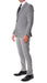 Mens Slim Fit Houndstooth Peak Lapel 2pc Suit