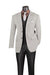 Houndstooth Sport Coat in Gray Black and White Mens Blazer - Patterned Texture - 1920s Vintage Jacket