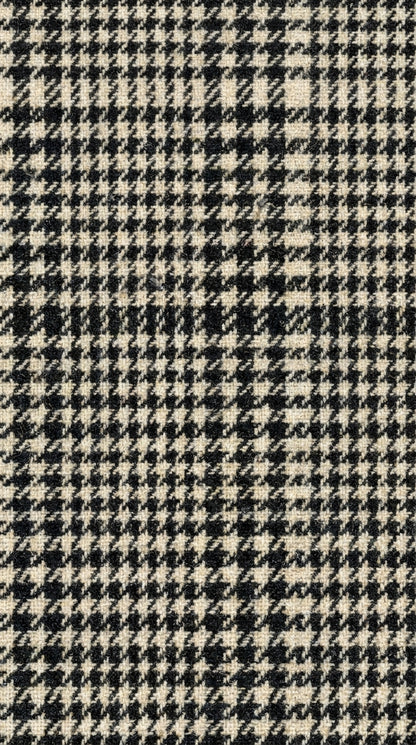 Men’s White and Black Houndstooth Checkered Blazer, Dress Casual Sport Coat Jacket