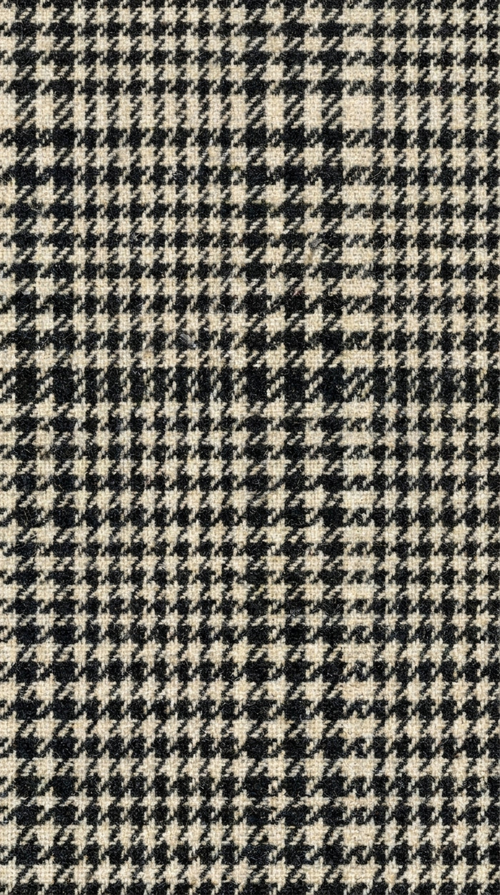 Men’s White and Black Houndstooth Checkered Blazer, Dress Casual Sport Coat Jacket