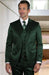 513-06 Hunter Green Suit - Emerald Green Shiny Suit - Flashy Suit