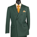 Mens Hunter Green Pinstripe Double-Breasted Suits – Bold 6-Buttons Vintage Gangster Style 1920s Look