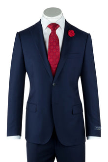 Luxury Slim Fit Cobalt Blue Suit – Porto Style by Ermenegildo Zegna