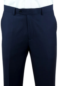 Luxury Slim Fit Cobalt Blue Suit – Porto Style by Ermenegildo Zegna