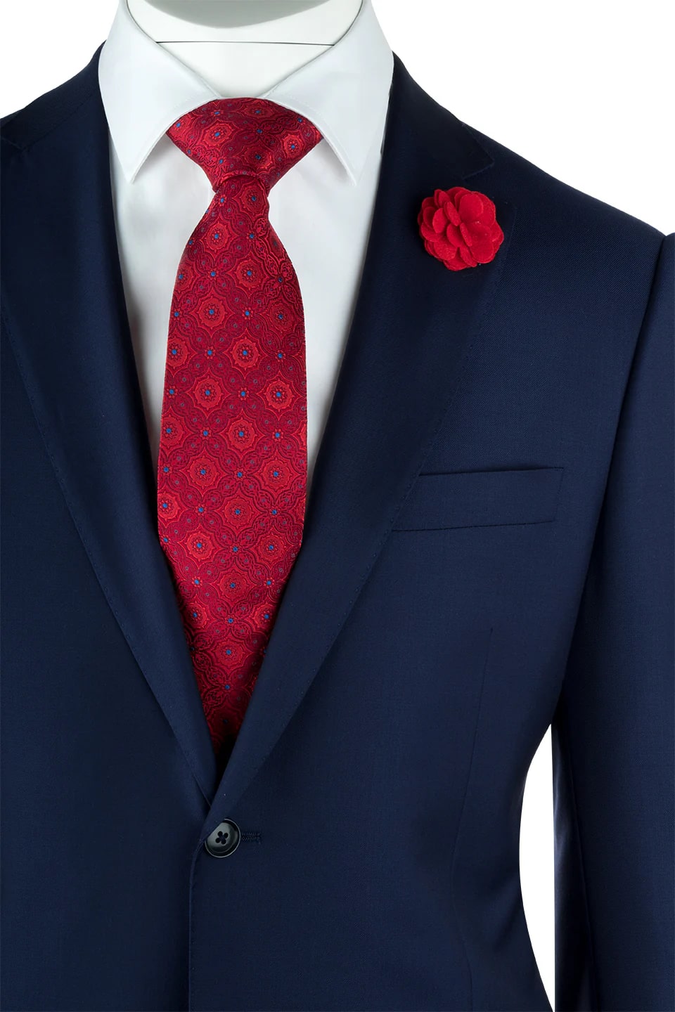 Luxury Slim Fit Cobalt Blue Suit – Porto Style by Ermenegildo Zegna - Image 2