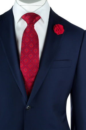 Luxury Slim Fit Cobalt Blue Suit – Porto Style by Ermenegildo Zegna - Image 2